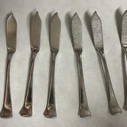 Bon Chef 7 1/8” Heavy Butter Knife 18/10T - 10pk