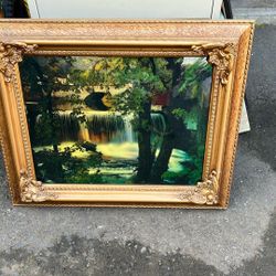 Picture With Lights And Waterfalls 