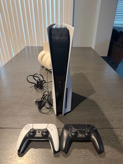 PS5 with 2 remotes