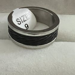 New Stainless steel Men’s Wedding Ring  Band Size 9