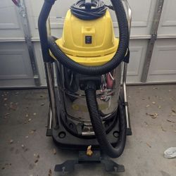 TORNADO Shop Vacuum: 20 gal Tank Size, Stainless Steel, 1 1/2 in Vacuum Hose