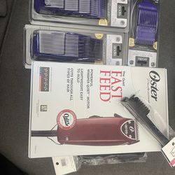 Brand New Set Of Clippers With Guards And Brushes 