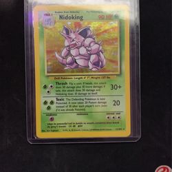 Nidoking Holo Base Set Card