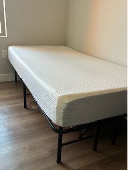 Twin Sized Mattress And Bed Frame