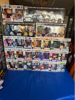 Funko pop lot of Star Wars, anime, Spider-Man and more