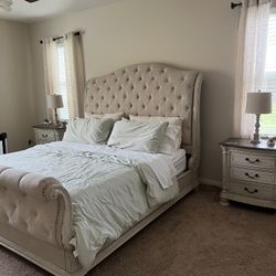 King size 6 piece bedroom set