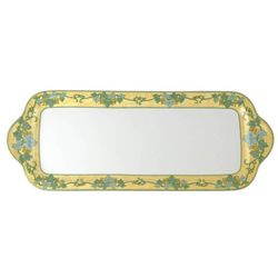 Limoges France MEDARD DE NOBLAT Parade Sandwich Dessert Tray Grapevine