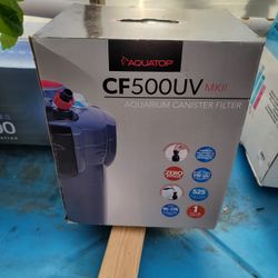 Aquatop Cf500uv Canister Filter Aquarium Filtration Brand New In Box