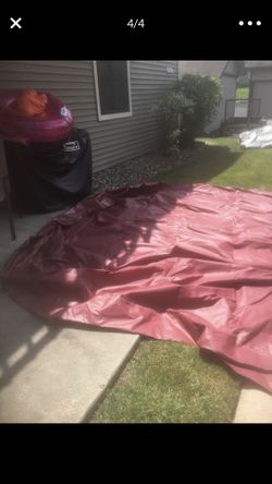 Boat lift canopy coverFor a shoremaster boat lift
