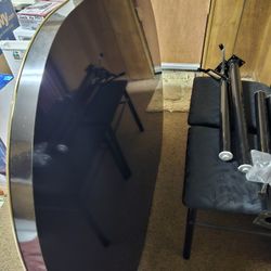 Blk Lacquer Dinning Table 