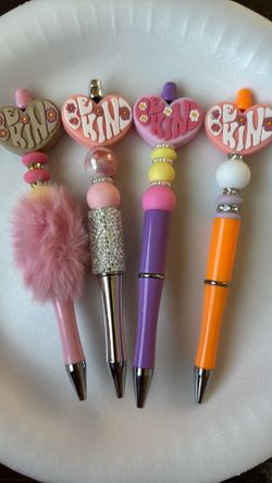 Be Kind Ballpoint Beaded Pens!