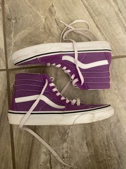 Purple Vans size 7.5 women, 6 men