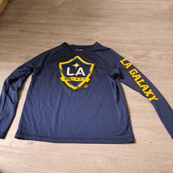 LA Galaxy MLS youth small long sleeve shirt