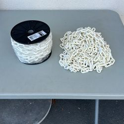 Everbilt White Plastic Chain #8 x 100 Feet Capacity 22 Lb
