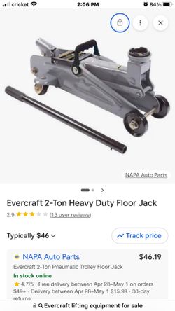 Floor jack for auto