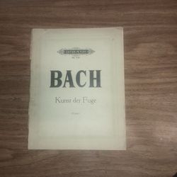 SHEET MUSIC  BACH