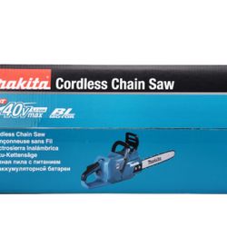 Makita new 40v Chain Saw Brushless - Tool Only 
