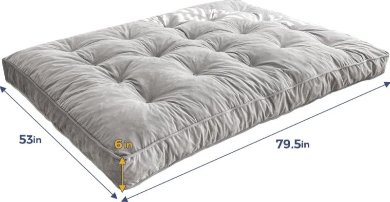 new full size grey futon