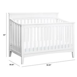 Davinci Grove Crib White+Mattress