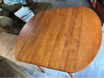 Small wooden table