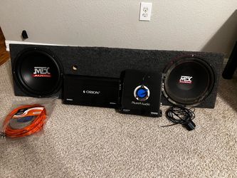 MTX subwoofer bundle