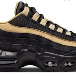 Grade School) Nike Air Max 95 Recraft 'Black Elemental Gold' CJ3906-016