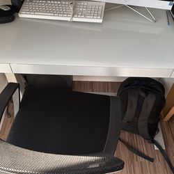 Escritorio   Eléctrico  en vidrio