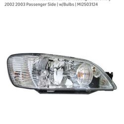 2002-2003 Mitsubishi Passenger Headlight ( LANCER)