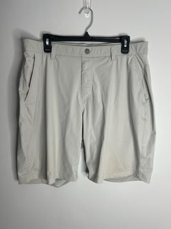 Redvanly Golf Hanover Pull-on Shorts Mens XL Grey Performance Stretch