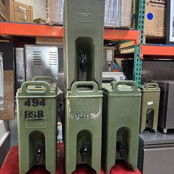 Cambro 5 gallon $60 EACH hot or cold juice water drink coffee tea mobile catering insulated if you see it then we have them