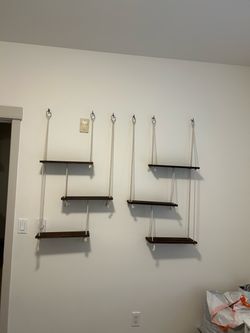 Hanging shelves