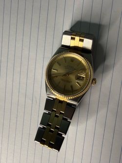 Vintage 1974 Rolex Datejust 36mm – Two Tone – Champagne Dial – Ref. 1601