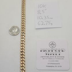 10k Gold 62g Miami Cuban Link Bracelet