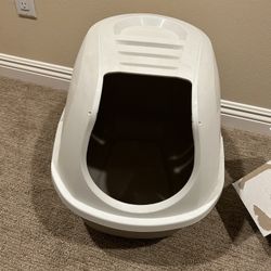 ExquisiCat Large Flip Top Litter Pan