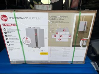 Rheem Performance Platinum 9.5 GPM Smart Super High Efficiency Indoor or Outdoor Natural Gas Tankless Water Heater