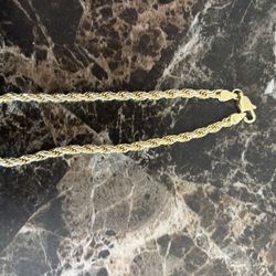 14k ROPE BRACELET 