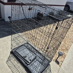Metal ANIMAL Cage On Wheels