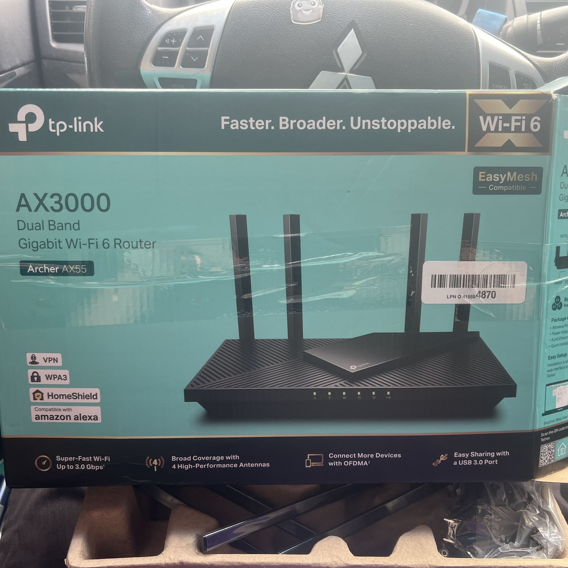 TP-Link Dual-Band AX3000 Wi-Fi 6 Router
