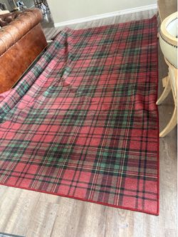 Ruggable 9x12 Plaid Rug