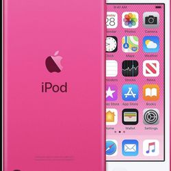 pink ipod touch. 