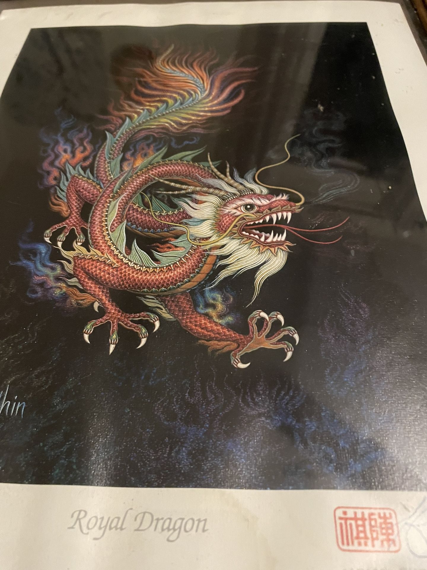 Golden   Royal.   Dragon8x10(make Offer.)