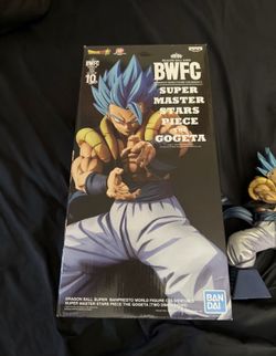 BWFC Super Master Stars Piece SSGSS Gogeta Two Dimensions Figure