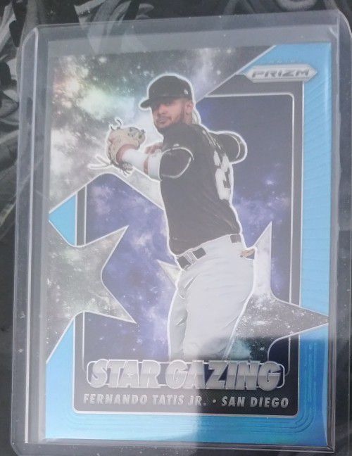 Fernando Tatis Jr. Carolina Blue Prizm Baseball Card