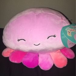 Squishmallow Jeanne 8” Stackable Octopus