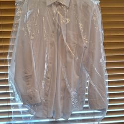 White Button Up Dress Shirt Uniform Restaurant Security 