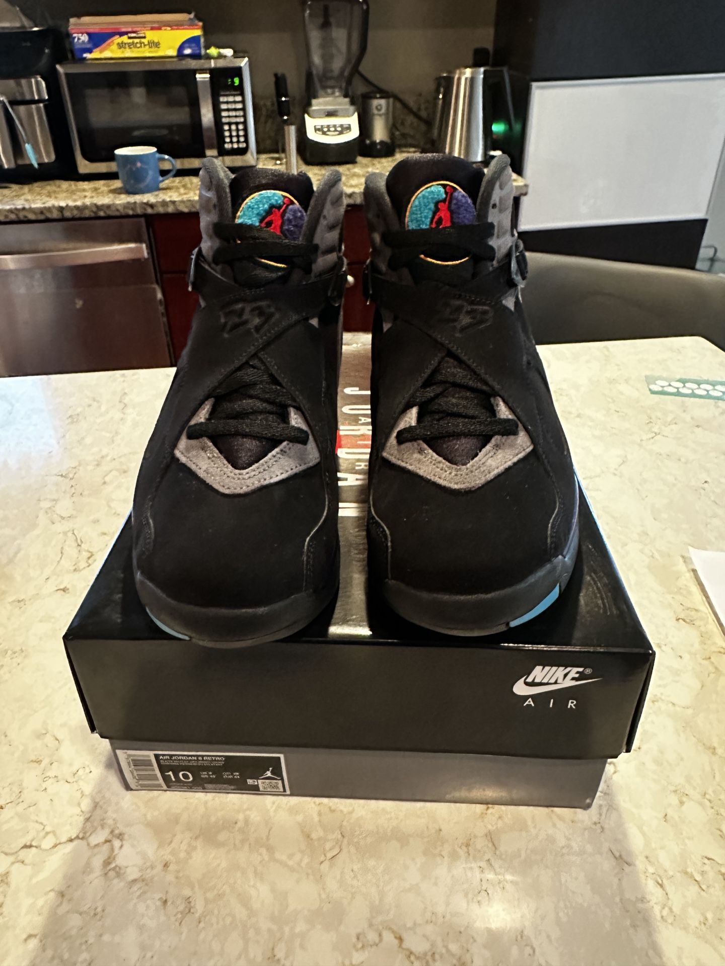 Jordan 8 Aqua size 10 ds