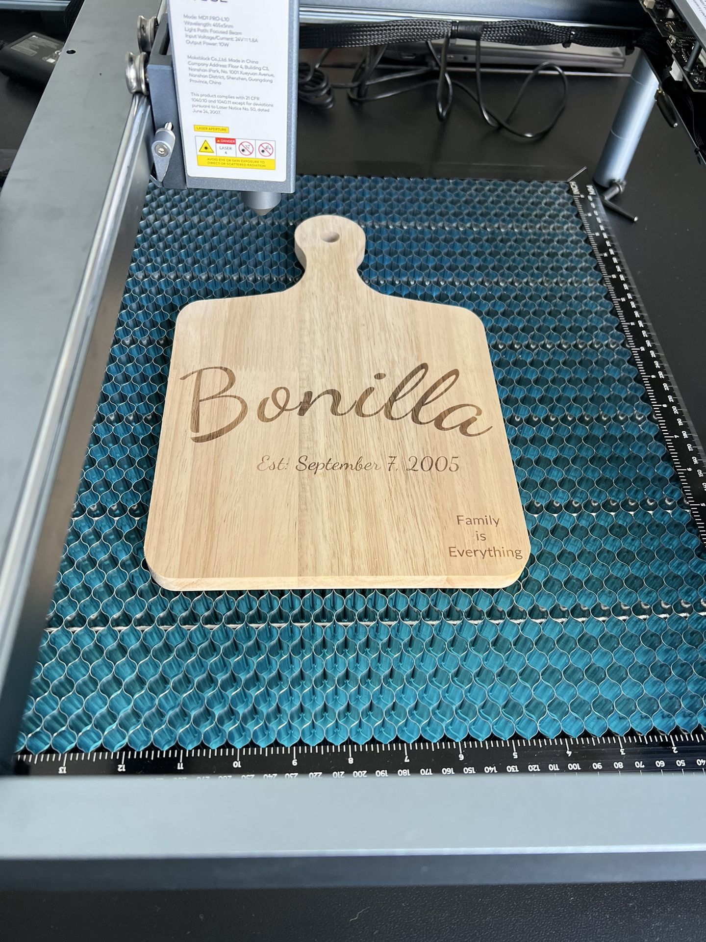 Custom Laser Engraved Cutting Boards