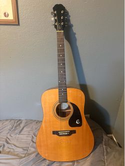 Epiphone Acoustic Guitar pr-100na - broken pin - easily replaced