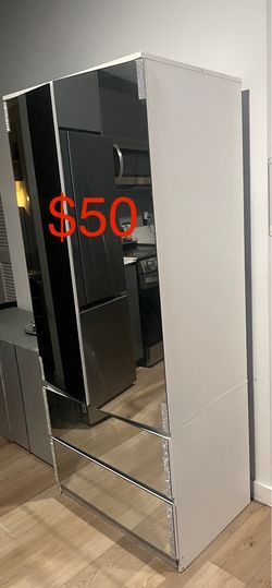 Armoire Wardrobe closet with mirror doors