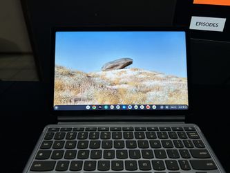 Lenovo Chrome Book Touch Screen Detachable Keyboard Turn Into Tablet 